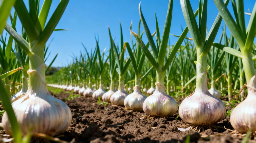 にんにくを大きく育てるための栽培管理のポイント
