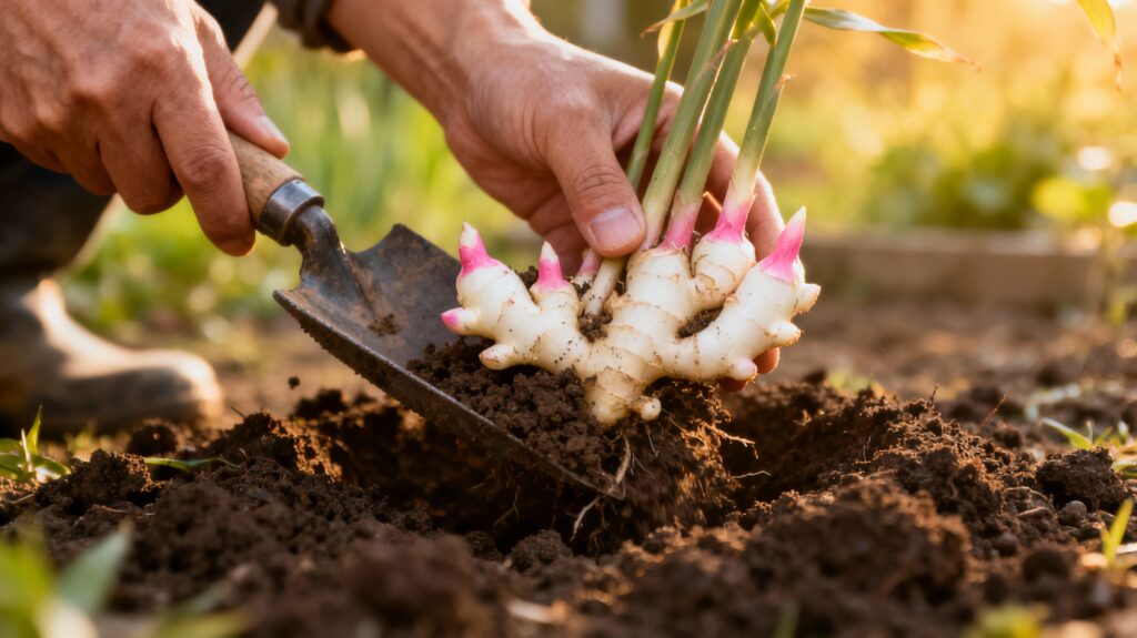 ミョウガの植え替え・株分けに最適な時期