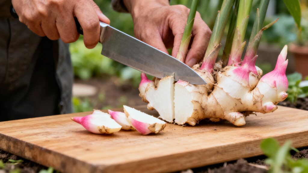 ミョウガの植え替え・株分けのやり方とコツ
